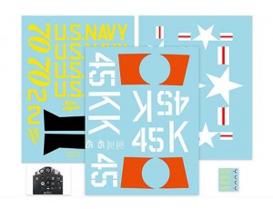 Flightline 1.2M F8F-1 Bearcat Decal Sheet - Type A